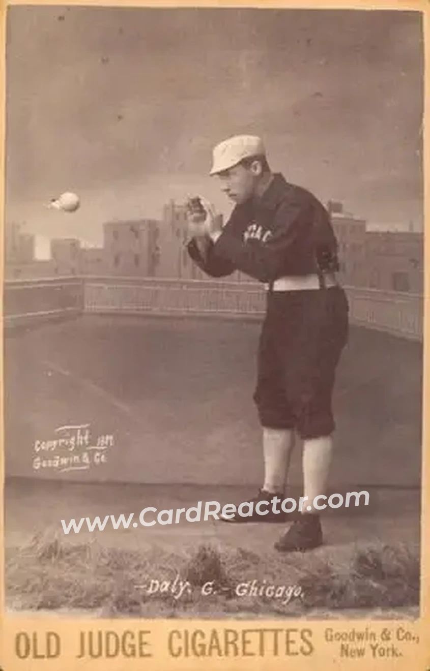 1887-89 Old Judge Cabinets (N173) #NNO - Tom Daly - Chicago White Stockings