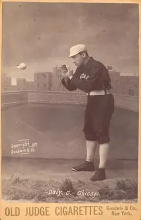 1887-89 Old Judge Cabinets (N173) #NNO - Tom Daly - Chicago White Stockings