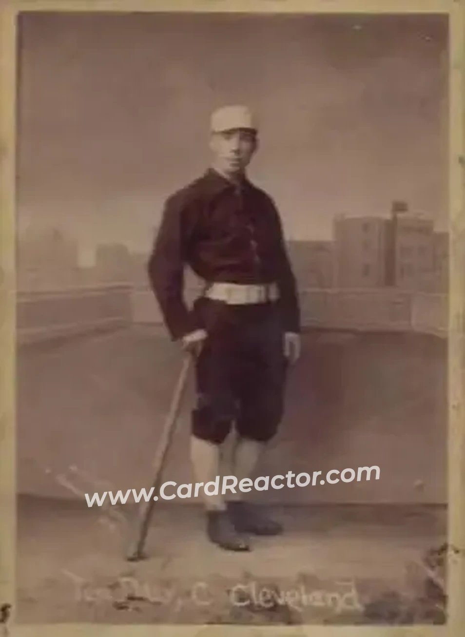 1887-89 Old Judge Cabinets (N173) #NNO - Tom Daly - Cleveland Spiders