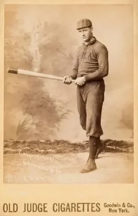 1887-89 Old Judge Cabinets (N173) #NNO - Ed Delahanty - Philadelphia Quakers