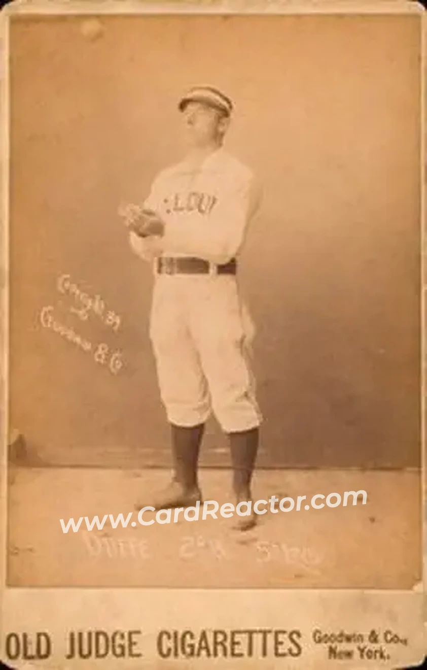 1887-89 Old Judge Cabinets (N173) #NNO - Home Run Duffee - St. Louis Browns - Front