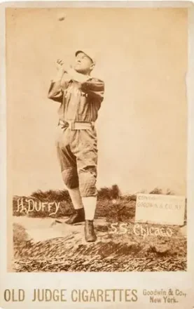 1887-89 Old Judge Cabinets (N173) #NNO - Hugh Duffy - Chicago White Stockings