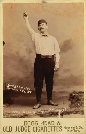1887-89 Old Judge Cabinets (N173) #NNO - Sure Shot Dunlap - Pittsburgh Alleghenys
