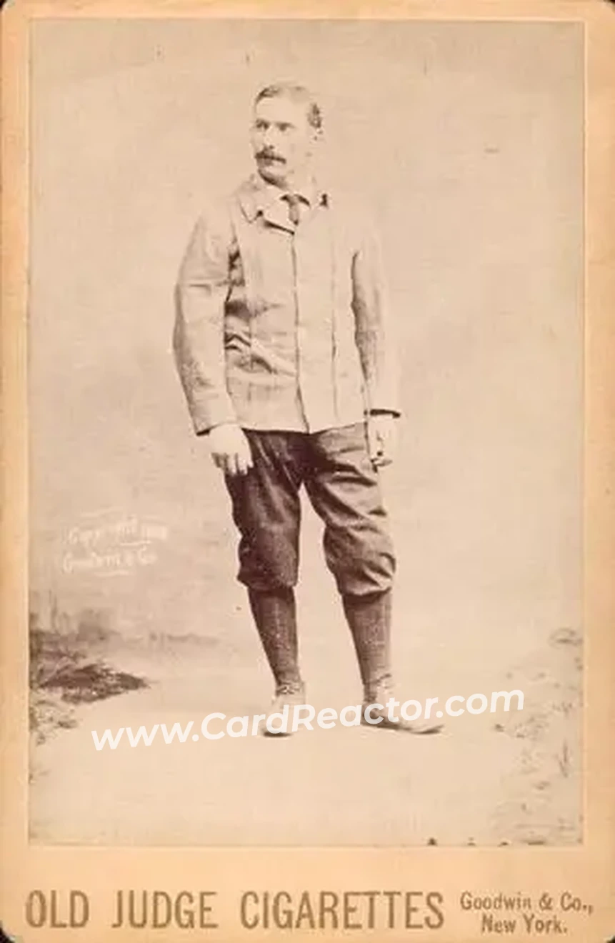 1887-89 Old Judge Cabinets (N173) #NNO - Sure Shot Dunlap - Pittsburgh Alleghenys - Front