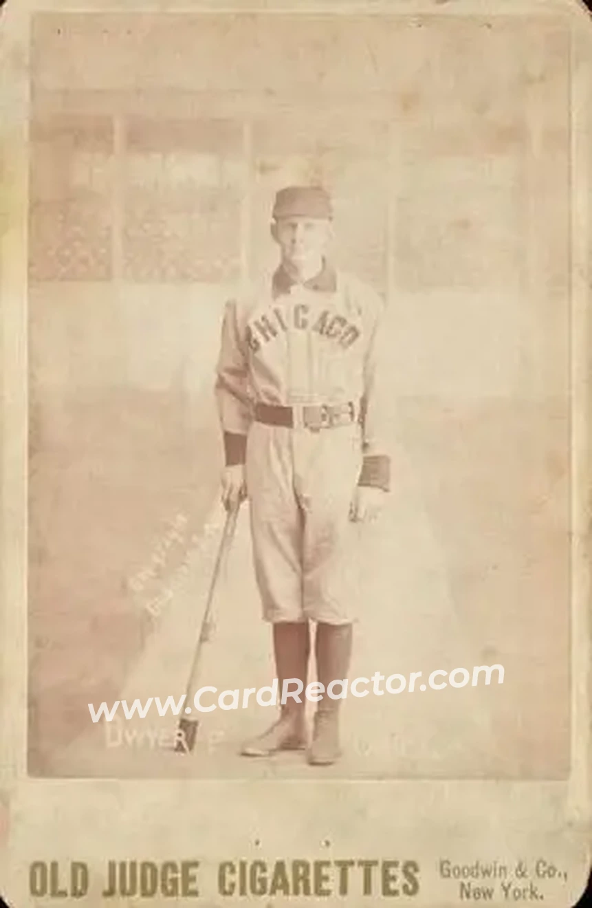 1887-89 Old Judge Cabinets (N173) #NNO - Frank Dwyer - Chicago White Stockings - Front