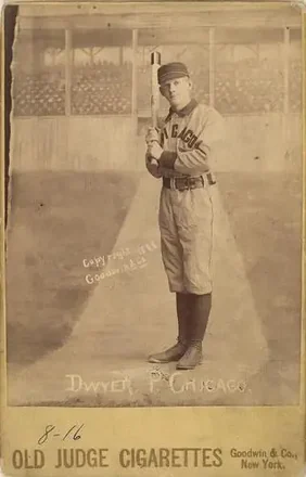 1887-89 Old Judge Cabinets (N173) #NNO - Frank Dwyer - Chicago White Stockings