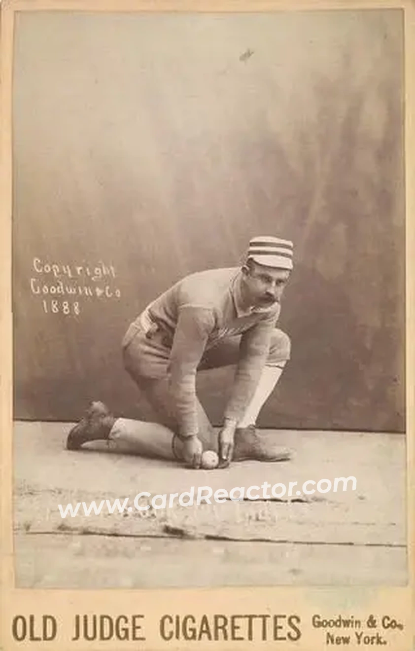 1887-89 Old Judge Cabinets (N173) #NNO - Dude Esterbrook - Indianapolis Hoosiers - Front