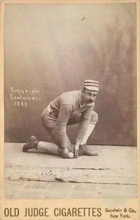 1887-89 Old Judge Cabinets (N173) #NNO - Dude Esterbrook - Indianapolis Hoosiers