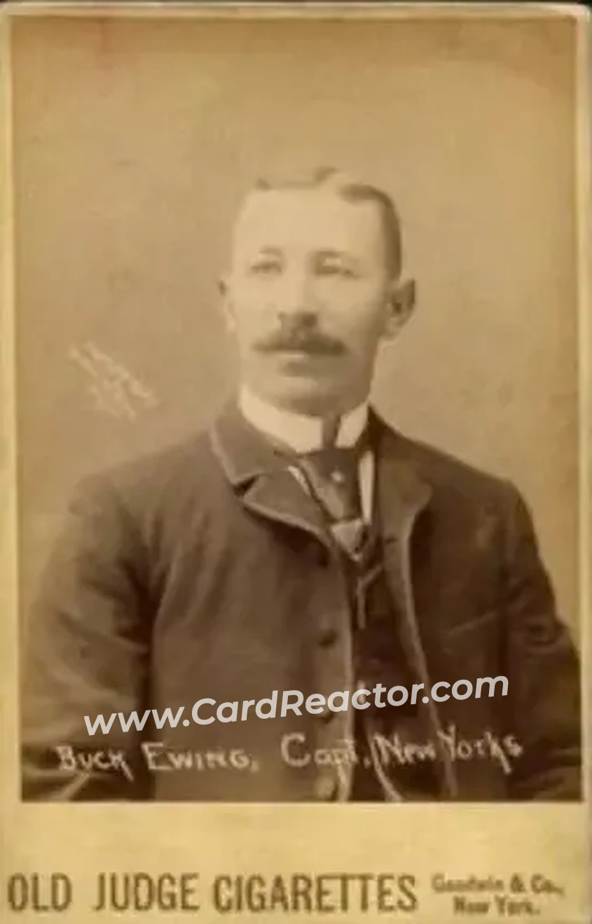 1887-89 Old Judge Cabinets (N173) #NNO - Buck Ewing - New York Giants