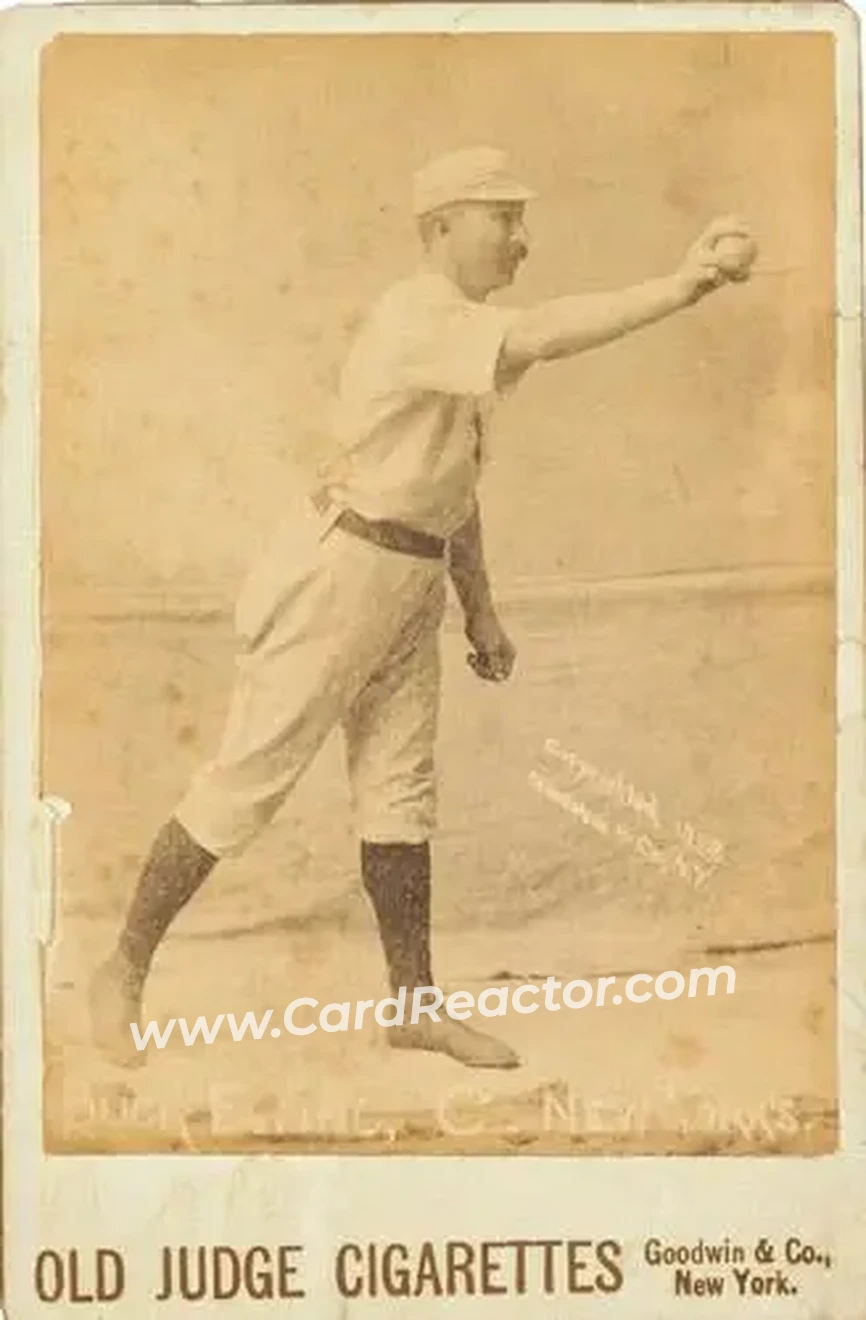 1887-89 Old Judge Cabinets (N173) #NNO - Buck Ewing - New York Giants