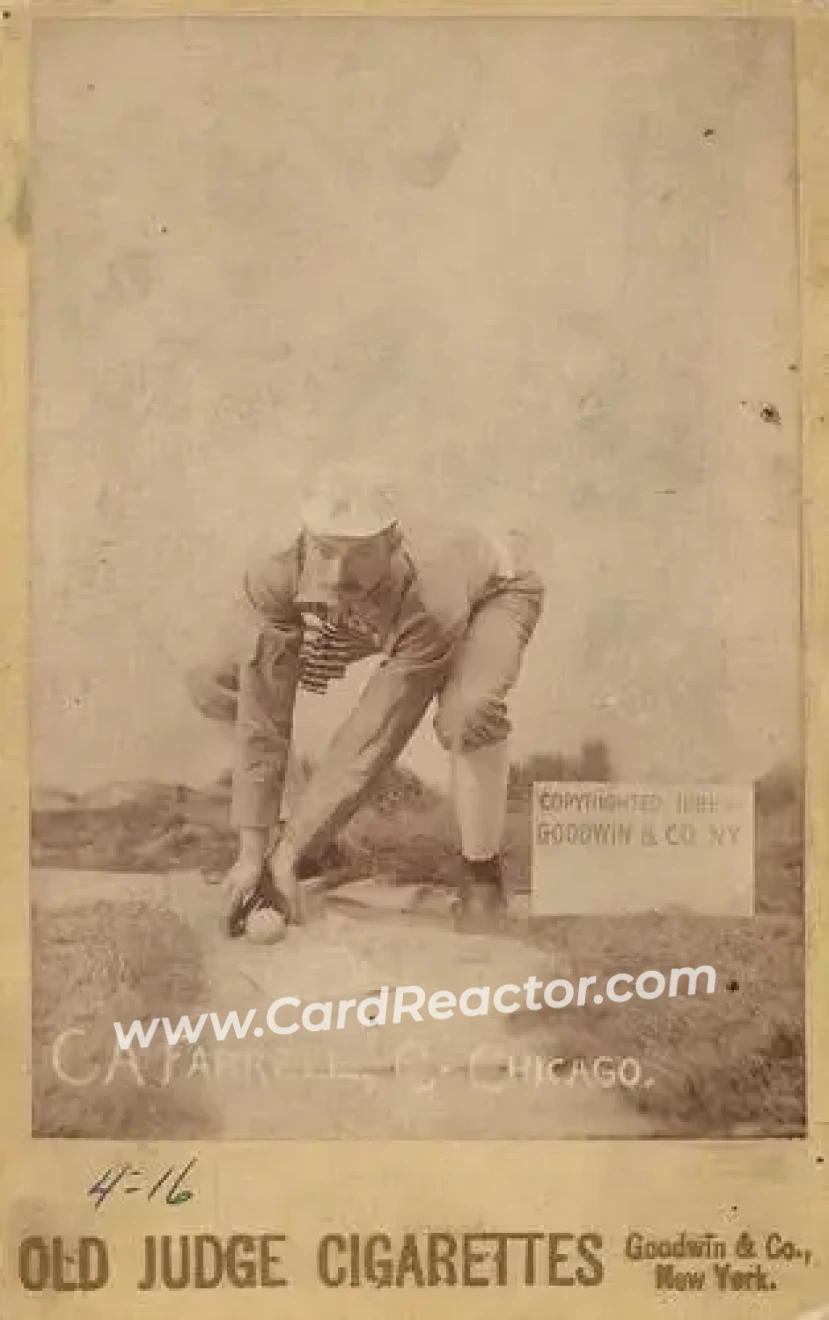 1887-89 Old Judge Cabinets (N173) #NNO - Duke Farrell - Chicago White Stockings - Front