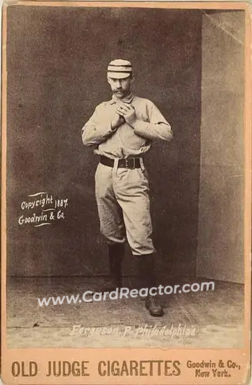 1887-89 Old Judge Cabinets (N173) #NNO - Charlie Ferguson - Philadelphia Quakers - Front