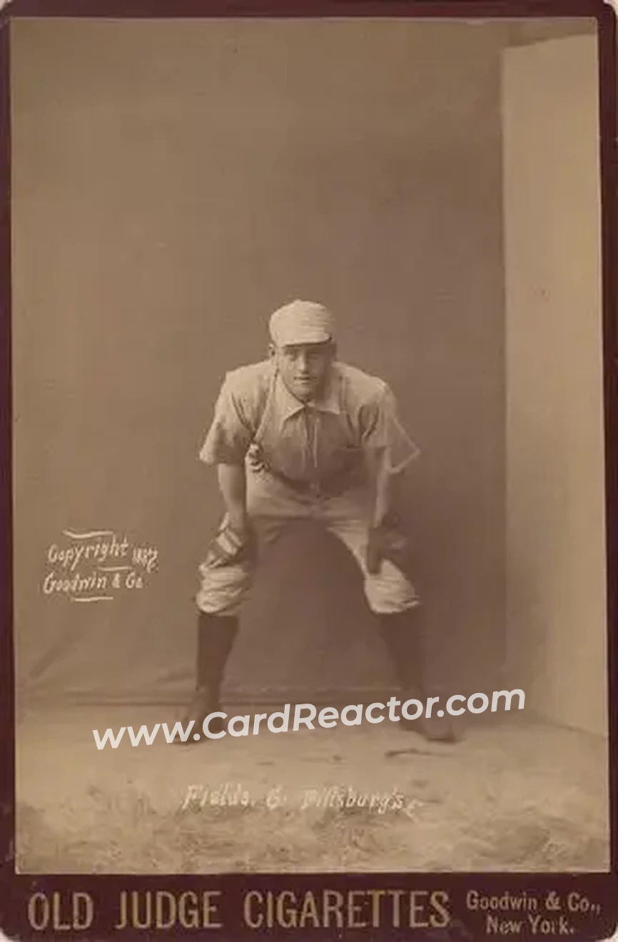 1887-89 Old Judge Cabinets (N173) #NNO - Jocko Fields - Pittsburgh Alleghenys - Front