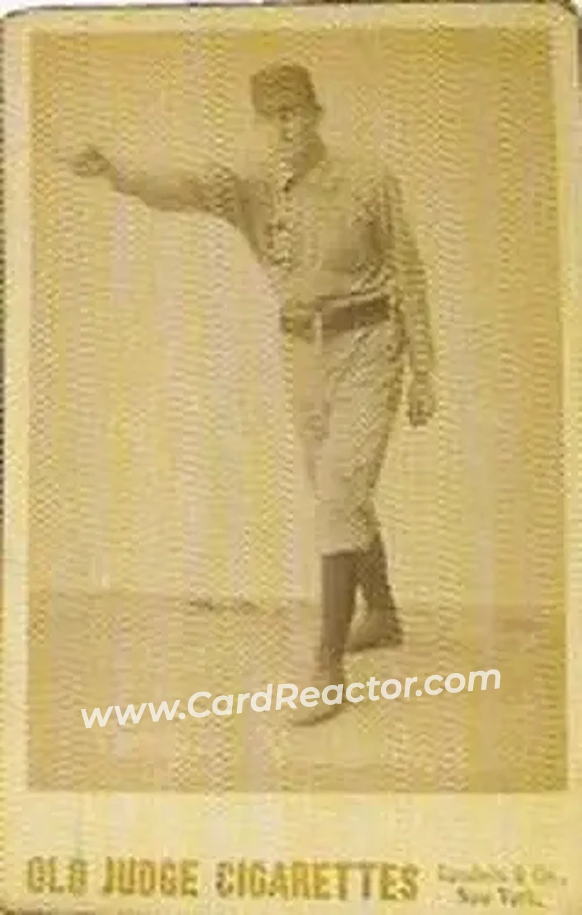 1887-89 Old Judge Cabinets (N173) #NNO - Thomas Flanigan - Cleveland Blues - Front
