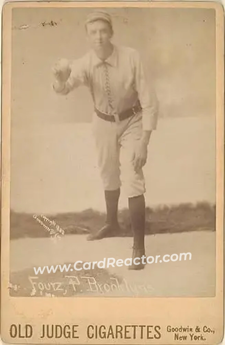 1887-89 Old Judge Cabinets (N173) #NNO - Dave Foutz - Brooklyn Bridegrooms - Front