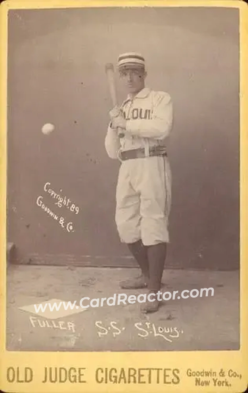 1887-89 Old Judge Cabinets (N173) #NNO - Shorty Fuller - St. Louis Browns - Front