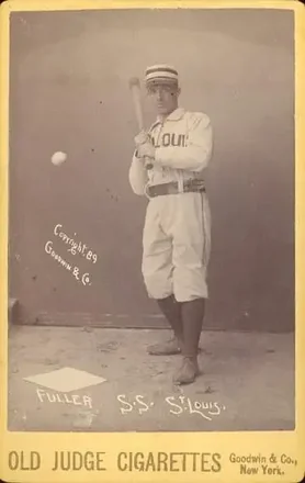1887-89 Old Judge Cabinets (N173) #NNO - Shorty Fuller - St. Louis Browns