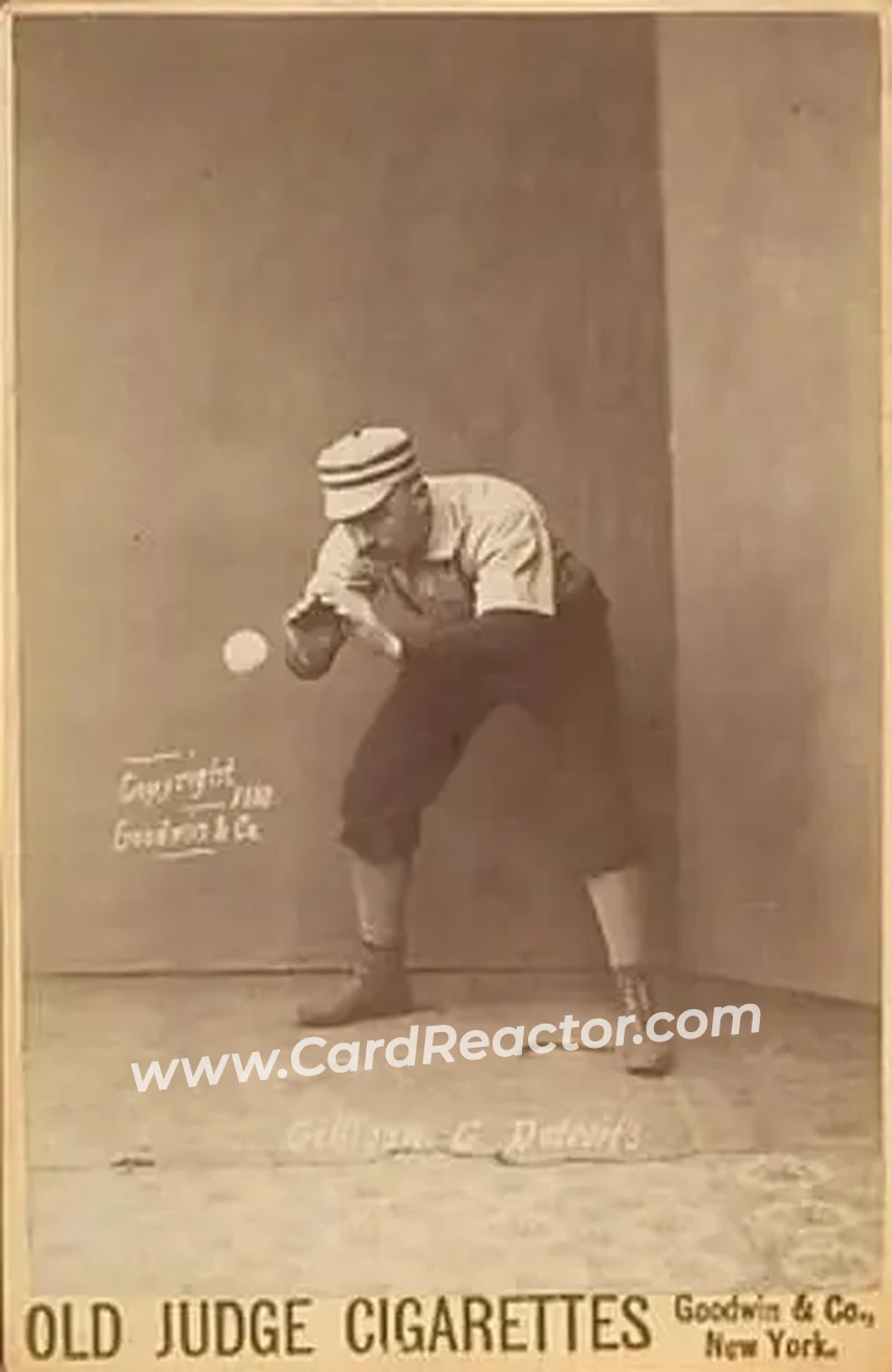 1887-89 Old Judge Cabinets (N173) #NNO - Barney Gilligan - Detroit Wolverines - Front