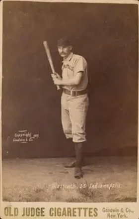 1887-89 Old Judge Cabinets (N173) #NNO - Jack Glasscock - Indianapolis Hoosiers