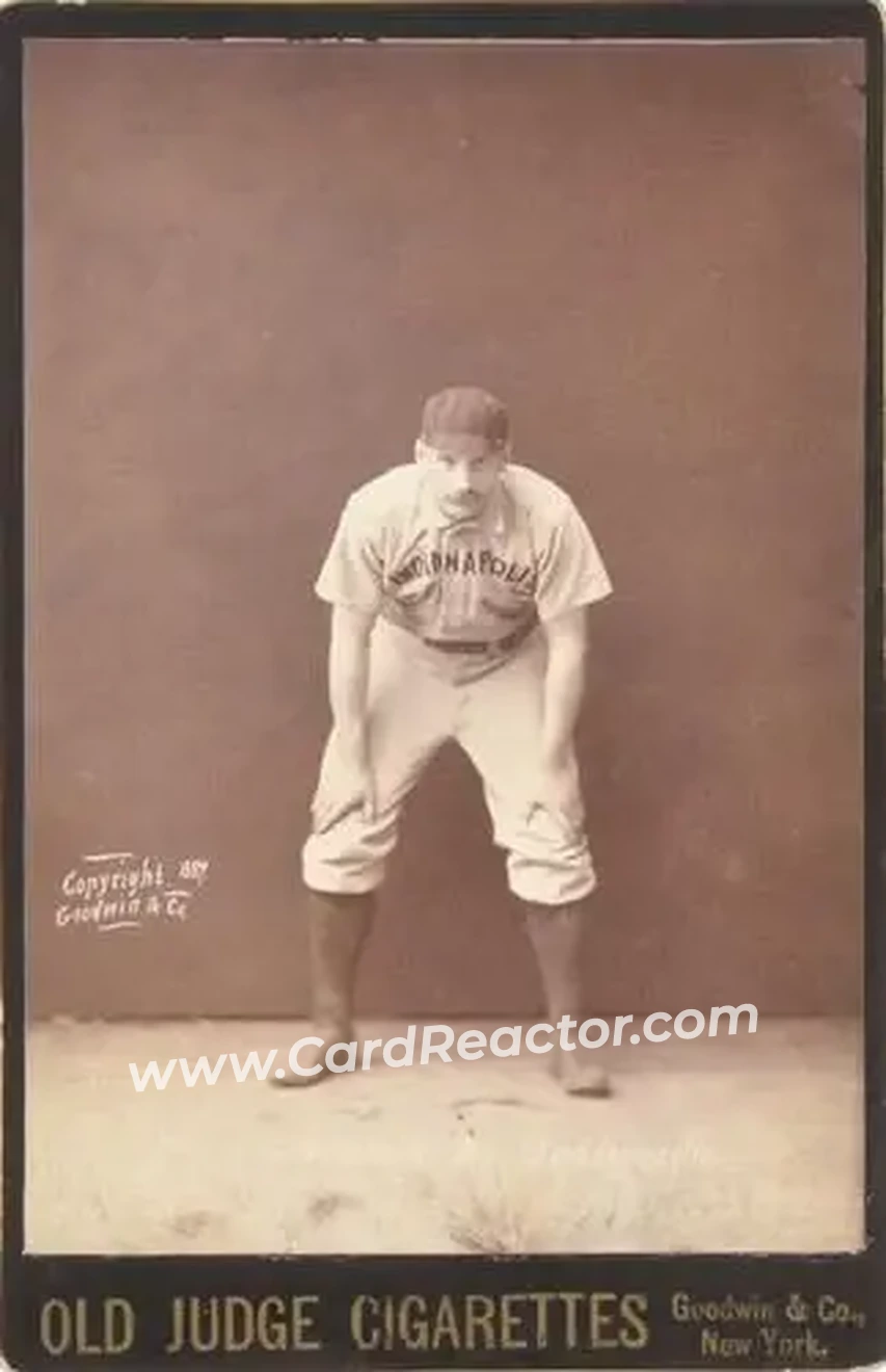 1887-89 Old Judge Cabinets (N173) #NNO - Jack Glasscock - Indianapolis Hoosiers - Front