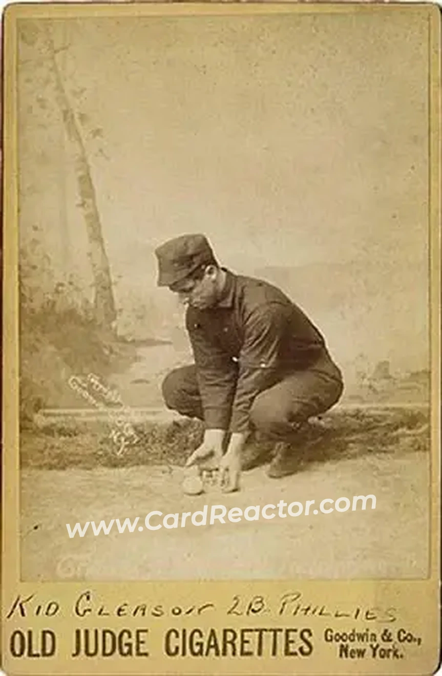 1887-89 Old Judge Cabinets (N173) #NNO - Kid Gleason - Philadelphia Quakers - Front