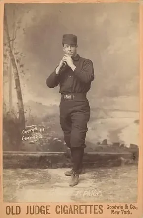 1887-89 Old Judge Cabinets (N173) #NNO - Kid Gleason - Philadelphia Quakers