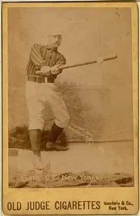 1887-89 Old Judge Cabinets (N173) #NNO - George Gore - New York Giants
