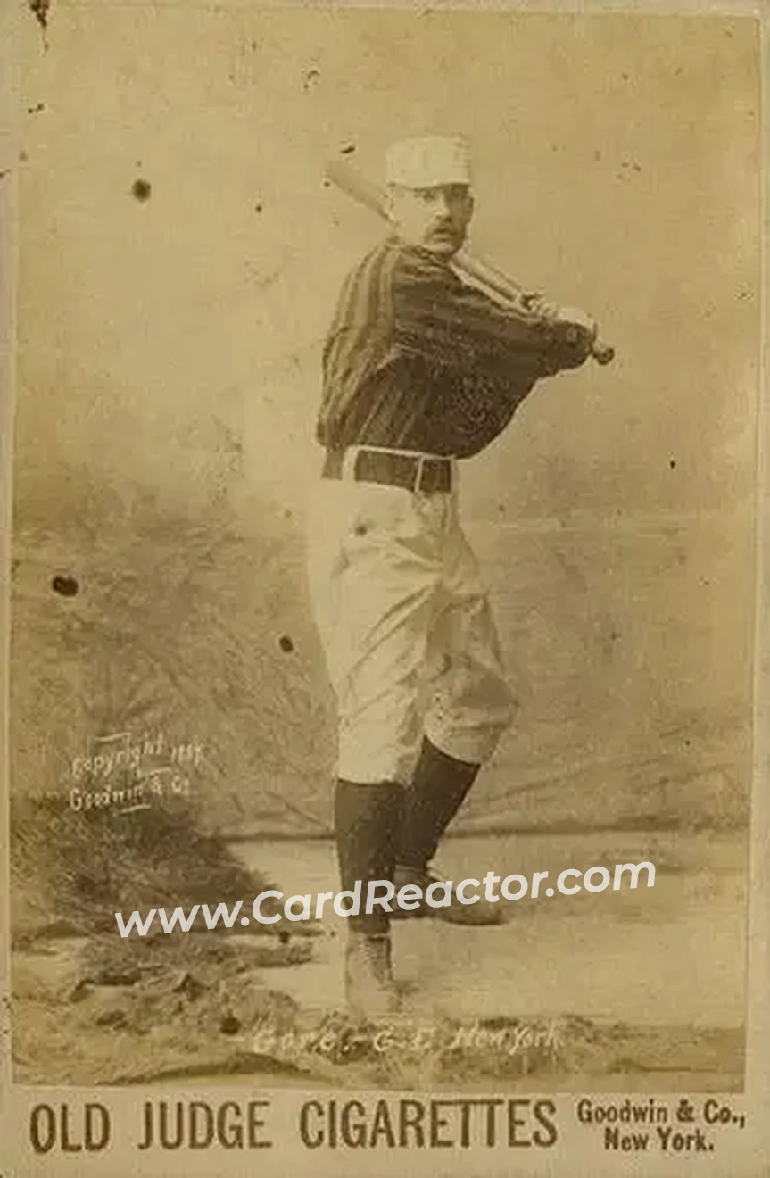 1887-89 Old Judge Cabinets (N173) #NNO - George Gore - New York Giants - Front