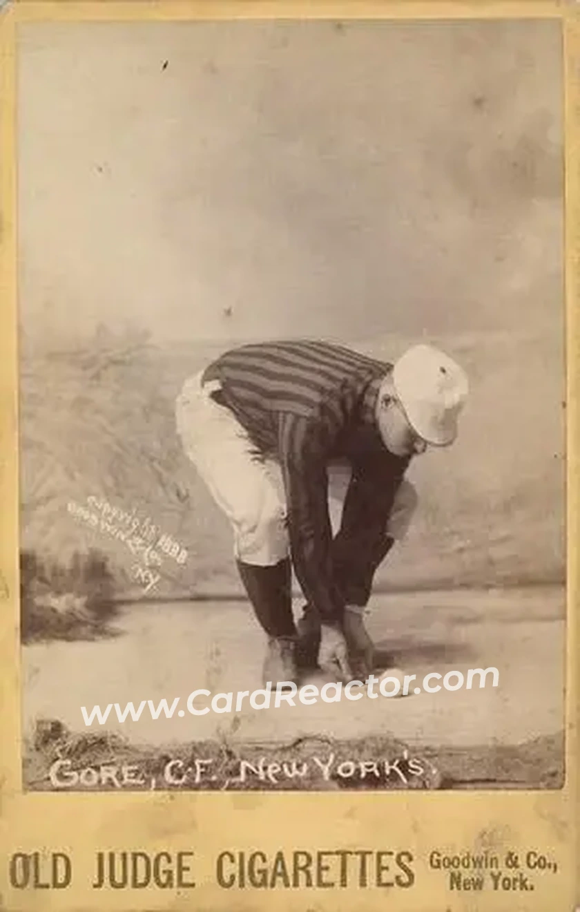 1887-89 Old Judge Cabinets (N173) #NNO - George Gore - New York Giants - Front