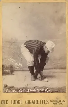 1887-89 Old Judge Cabinets (N173) #NNO - George Gore - New York Giants