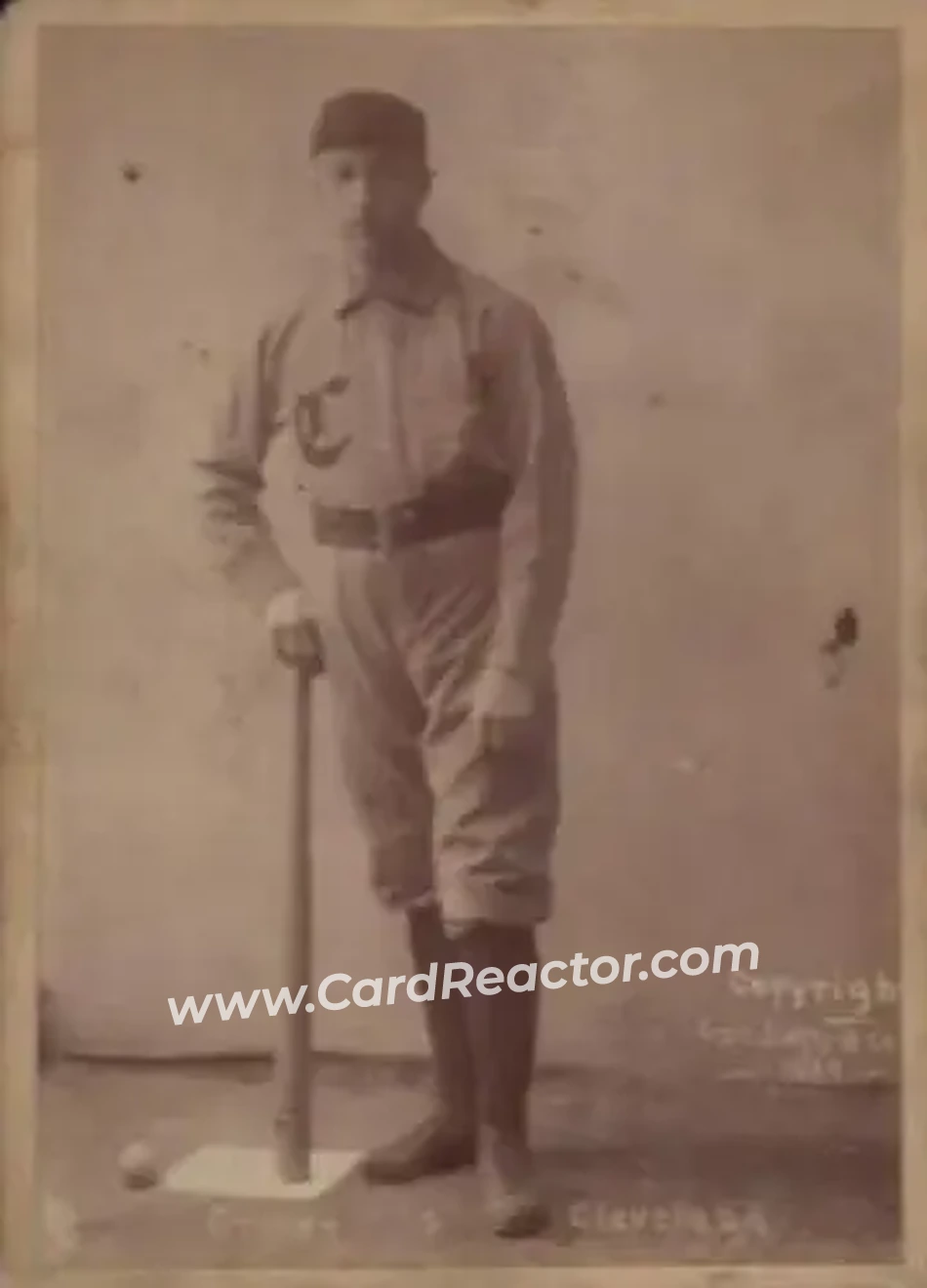 1887-89 Old Judge Cabinets (N173) #NNO - Henry Gruber - Cleveland Spiders - Front