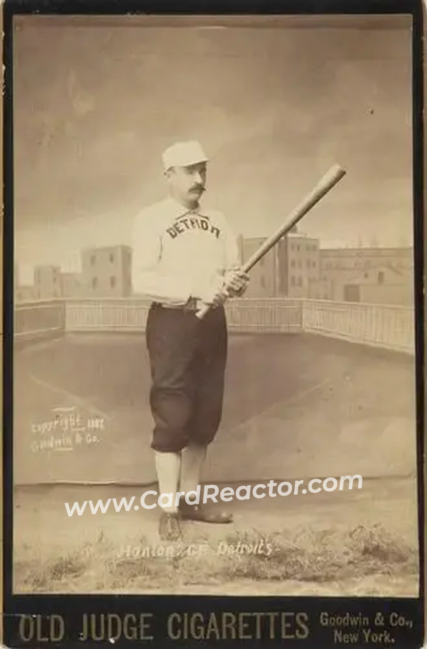 1887-89 Old Judge Cabinets (N173) #NNO - Ned Hanlon - Detroit Wolverines - Front