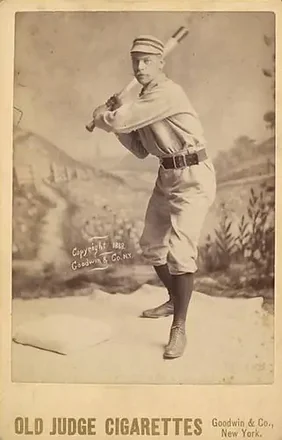 1887-89 Old Judge Cabinets (N173) #NNO - Gil Hatfield - New York Giants