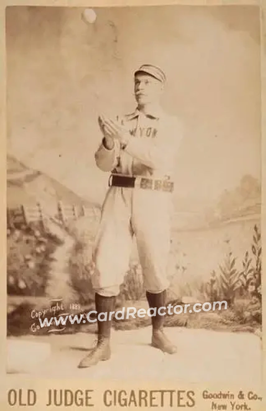 1887-89 Old Judge Cabinets (N173) #NNO - Gil Hatfield - New York Giants - Front 1887-89 Old Judge Cabinets (N173) #NNO - Gil Hatfield - New York Giants - Front
