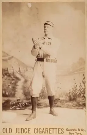 1887-89 Old Judge Cabinets (N173) #NNO - Gil Hatfield - New York Giants