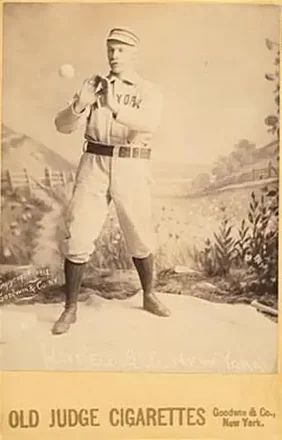 1887-89 Old Judge Cabinets (N173) #NNO - Gil Hatfield - New York Giants