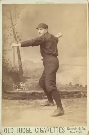1887-89 Old Judge Cabinets (N173) #NNO - John M. Henry - Philadelphia Quakers