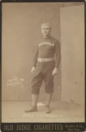 1887-89 Old Judge Cabinets (N173) #NNO - Paul Hines - Indianapolis Hoosiers