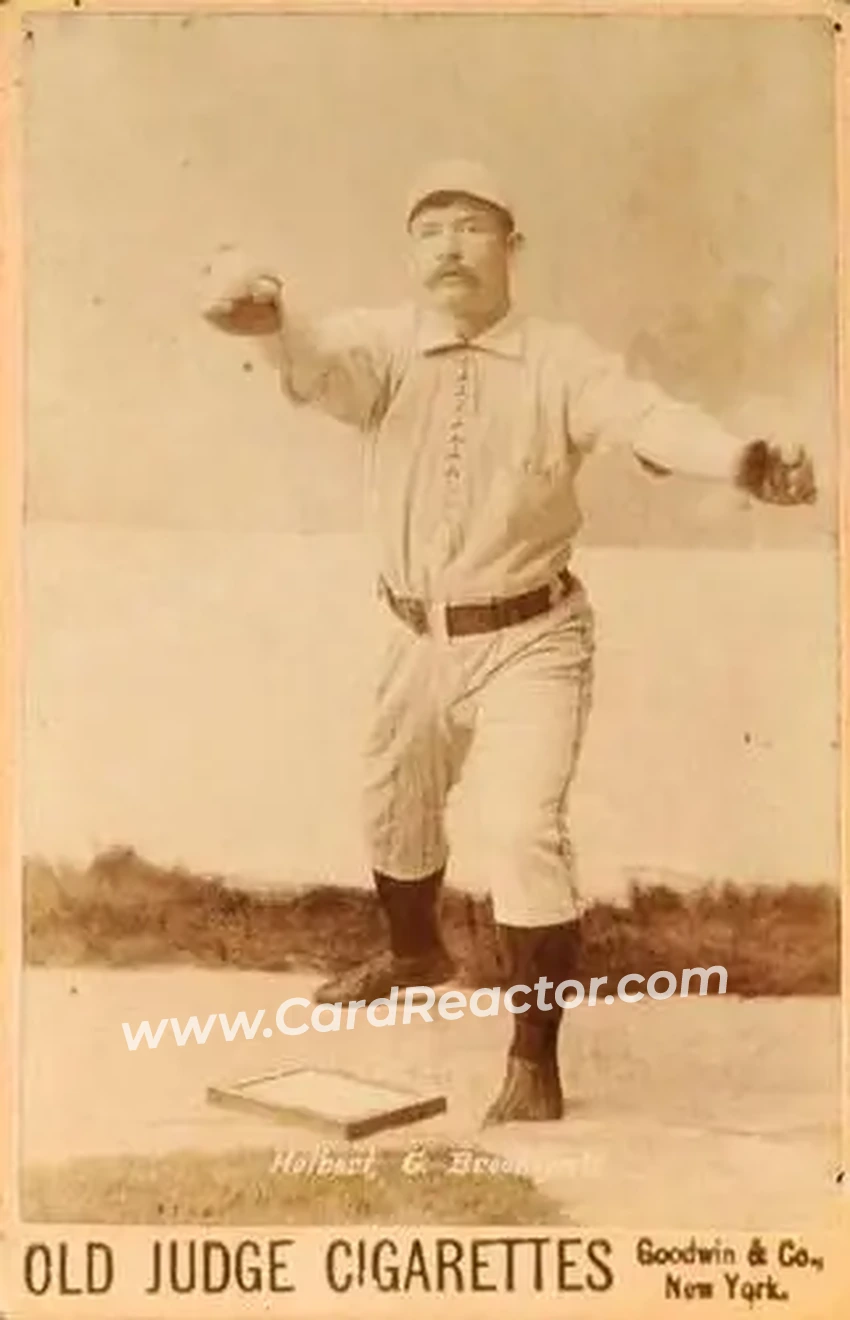 1887-89 Old Judge Cabinets (N173) #NNO - Bill Holbert - Brooklyn Bridegrooms - Front