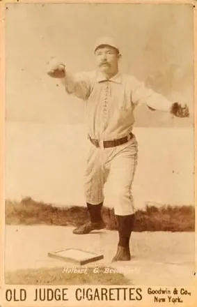 1887-89 Old Judge Cabinets (N173) #NNO - Bill Holbert - Brooklyn Bridegrooms