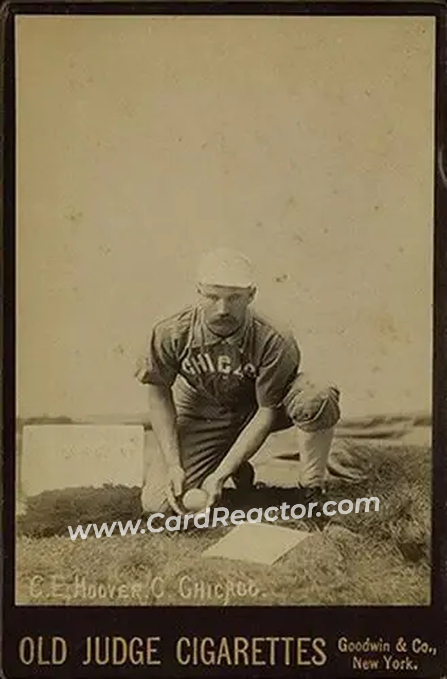 1887-89 Old Judge Cabinets (N173) #NNO - Charles Hoover - Chicago Maroons - Front