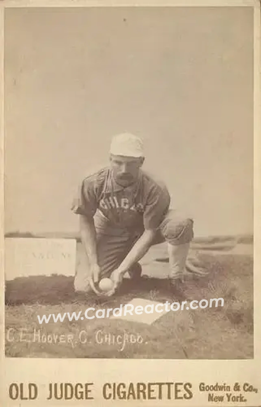 1887-89 Old Judge Cabinets (N173) #NNO - Charles Hoover - Chicago Maroons - Front
