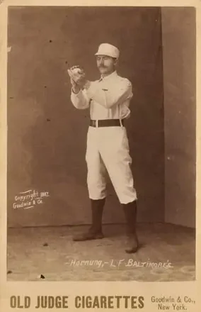 1887-89 Old Judge Cabinets (N173) #NNO - Joe Hornung - Baltimore Orioles