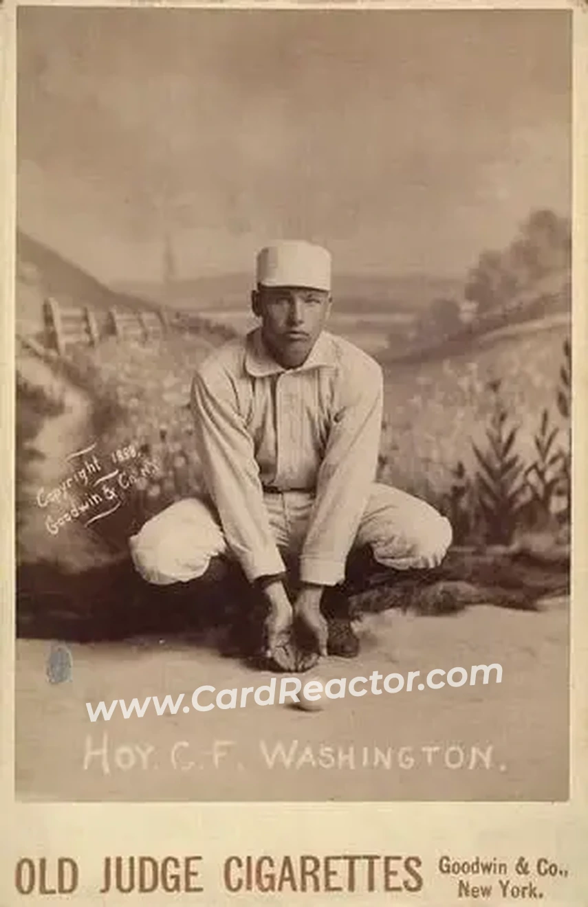 1887-89 Old Judge Cabinets (N173) #NNO - Dummy Hoy - Washington Nationals - Front