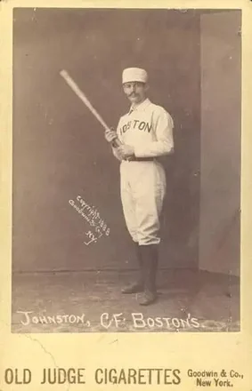 1887-89 Old Judge Cabinets (N173) #NNO - Dick Johnston - Boston Beaneaters