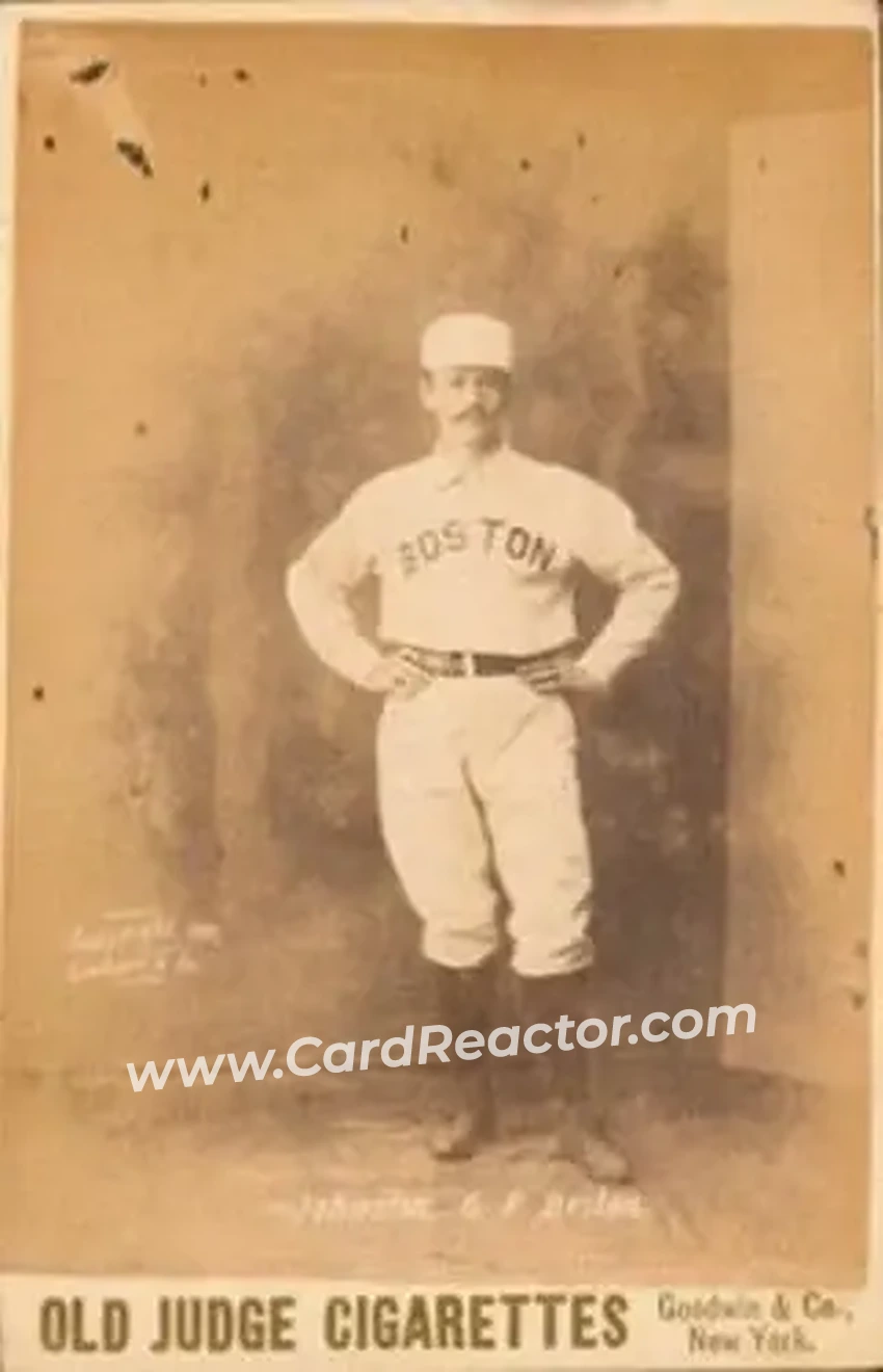 1887-89 Old Judge Cabinets (N173) #NNO - Dick Johnston - Boston Beaneaters - Front