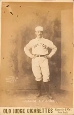 1887-89 Old Judge Cabinets (N173) #NNO - Dick Johnston - Boston Beaneaters