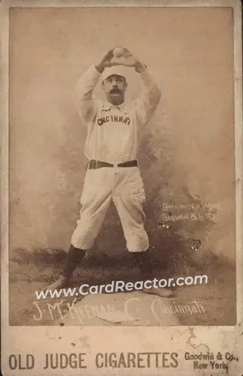 1887-89 Old Judge Cabinets (N173) #NNO - Jim Keenan - Cincinnati Red Stockings