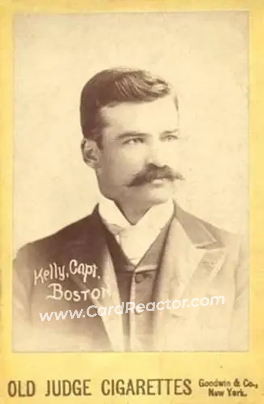 1887-89 Old Judge Cabinets (N173) #NNO - King Kelly - Boston Beaneaters