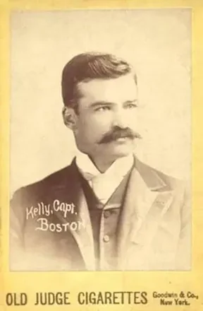 1887-89 Old Judge Cabinets (N173) #NNO - King Kelly - Boston Beaneaters
